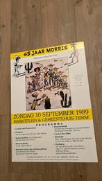 Morris Lucky Luke Affiche LUXE signée 1989, Collections, Enlèvement ou Envoi, Neuf