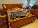 Slaapkamer bed,nachtkastjes,commode,kledingkast, Huis en Inrichting, Ophalen, Gebruikt, Tweepersoons