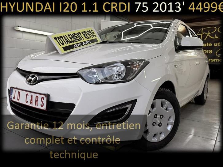 HYUNDAI I20 1.1 CRDI ‼️GARNTIE 1 AN CTOK‼️, Auto's, Hyundai, Bedrijf, Te koop, i20, ABS, Airbags, Airconditioning, Alarm, Boordcomputer