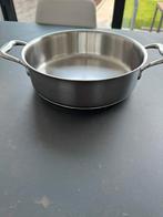 Stoofpan inox 24 cm zonder deksel, Huis en Inrichting, Ophalen, Zo goed als nieuw, Inox