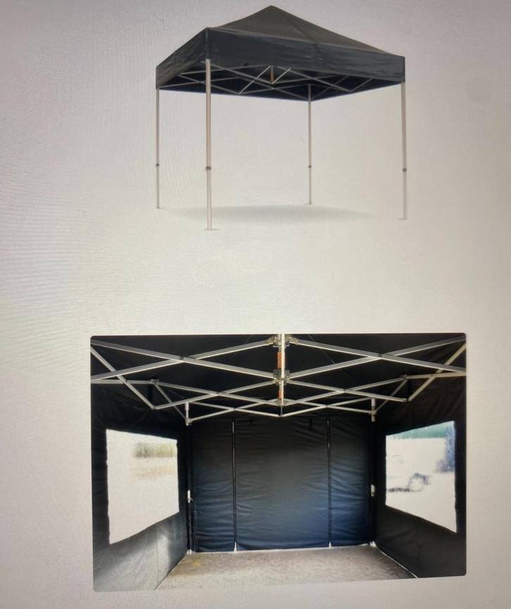 Te huur plooitent 3m x 3m, Tuin en Terras, Partytenten, Zo goed als nieuw, Ophalen