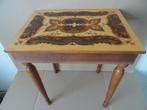 Vintage juwelentafeltje muziekdoos Sorrento juwelendoos 43cm, Ophalen of Verzenden