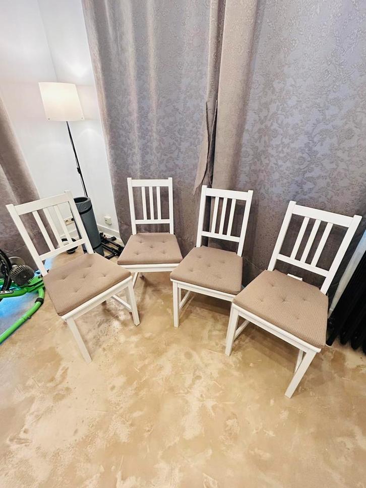 De STEFAN stoel van IKEA, wit, Huis en Inrichting, Stoelen, Zo goed als nieuw, Eén, Hout, Wit, Ophalen