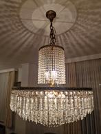 kristallen luster, Huis en Inrichting, Ophalen, Zo goed als nieuw, Glas