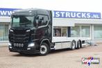Scania R 500 6x2 Blackline Machine transporter, Auto's, Vrachtwagens, Scania, Zwart, Bedrijf, Diesel