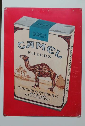 Amerikaans CAMEL reclamebord Aluminium 