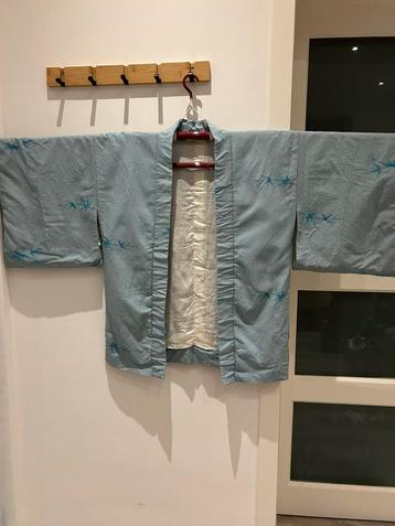 Haori vintage Japanse jas voor heren - Blauw-grijs beschikbaar voor biedingen