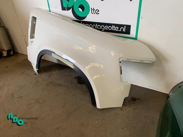 Scherm rechts-voor van een Landrover Defender, Auto-onderdelen, Carrosserie, Gebruikt, 3 maanden garantie, Ophalen of Verzenden