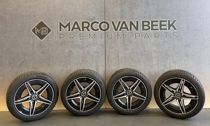18 Inch Mercedes C klasse AMG wielen W206, Auto-onderdelen, Banden en Velgen, Banden en Velgen, 18 inch, Personenwagen, Gebruikt