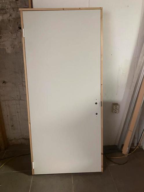 Binnendeur met kader, Doe-het-zelf en Bouw, Deuren en Vliegenramen, Zo goed als nieuw, Binnendeur, Minder dan 200 cm, Minder dan 80 cm