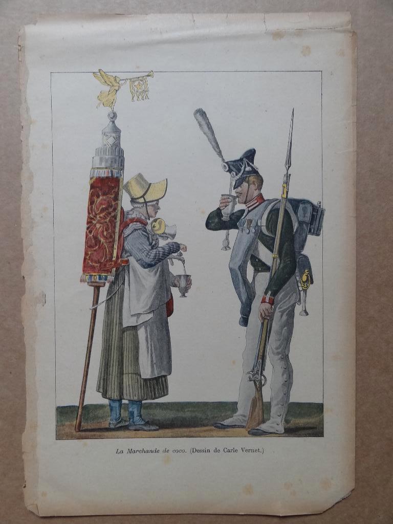 3 belles estampes d'après Carle Vernet (1758-1836), Antiquités & Art, Art | Eaux-fortes & Gravures, Envoi