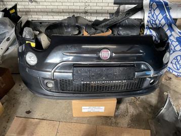 Fiat 500 (312) 2007-2015 Voorbumper met verlichting en grill beschikbaar voor biedingen