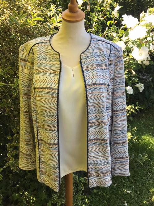 M48 klassieke modieuze vest met fijne blouse E5mode/C&A, Kleding | Dames, Grote Maten, Zo goed als nieuw, Trui of Vest, Overige kleuren