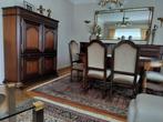Eetkamer notelaarhout, Huis en Inrichting, Complete eetkamers, Ophalen, Gebruikt, Klassiek, 4 tot 6 stoelen