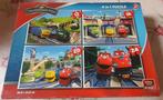 Trein puzzel 4 in 1 (4), Enlèvement ou Envoi, 10 à 50 pièces, Comme neuf, 2 à 4 ans