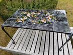 Vallauris salontafel retro tegeltafel smeedijzer 60s Vintage, Huis en Inrichting, Ophalen, Vallauris