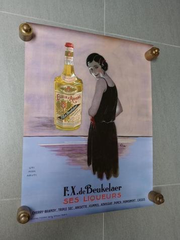 Affiche : Elixir d'Anvers/De Beuckelaer  disponible aux enchères