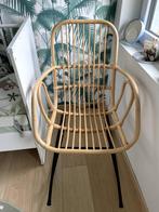 Rocking chair en osier, Huis en Inrichting, Stoelen, Ophalen, Overige kleuren, Rocking-chair moderne, Zo goed als nieuw