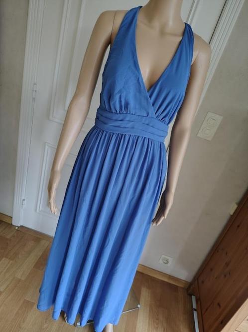 lang zomer kleed van vila, Kleding | Dames, Jurken, Zo goed als nieuw, Maat 36 (S), Blauw, Onder de knie, Verzenden