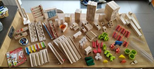 Haba knikkerbaan - 180 stuks, Kinderen en Baby's, Speelgoed | Houten speelgoed, Zo goed als nieuw, Overige typen, Ophalen