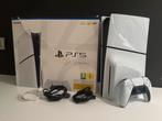 Ps5 slim disk versie 1 TB met garantie en toebehoren, Games en Spelcomputers, Spelcomputers | Sony PlayStation 5, Ophalen, Zo goed als nieuw