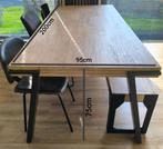 Eettafel, Huis en Inrichting, Tafels | Eettafels, Ophalen, Overige materialen, 50 tot 100 cm, Zo goed als nieuw