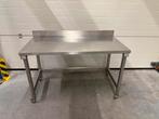 Inox werktafel op wielen met rem, Zakelijke goederen, Ophalen