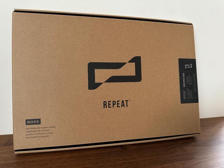 NIEUWE Repeat Boss Bluetooth koptelefoon: 40 uur - Over-ear, Audio, Tv en Foto, Hoofdtelefoons, Nieuw, Over oor (circumaural)