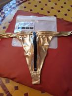 Schitterende sexy gouden herenstring maat M, Kleding | Heren, Ondergoed, Ophalen of Verzenden, Rood