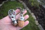 lot ancien bouchon bouteille vin cerf oiseau antiquité, Enlèvement ou Envoi