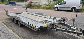 LOCATION DE REMORQUE PLATEAU BASCULANTE IFOR WILLIAMS 3.5 T beschikbaar voor biedingen