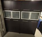 Armoires en bois wengé, Maison & Meubles, Armoires | Autre, Enlèvement