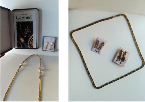 6 Stuks vintage Giovanni Fantasy juwelen oa. Mallorca pearls, Handtassen en Accessoires, Kettingen, Gebruikt, Overige materialen