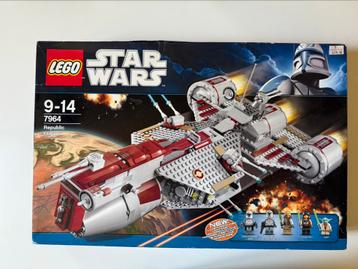 LEGO Star Wars Republic Frigate 7964 (ZELDZAAM!) beschikbaar voor biedingen