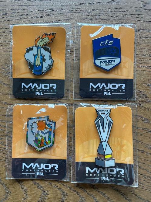 Counter Strike Copenhagen Major Official Pins Full Set CS2, Collections, Broches, Pins & Badges, Neuf, Insigne ou Pin's, Sport