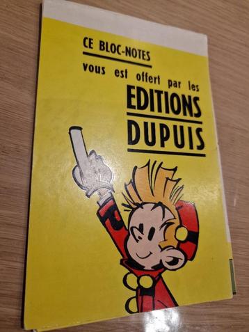 Block Notes Edition Dupuis
