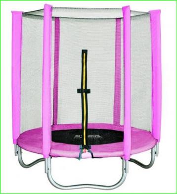 Trampoline de jardin SixBros. SixJump 1,40 m, rose, Enlèvement, Utilisé