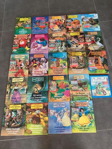 Vintage sprookjesboeken met cassette