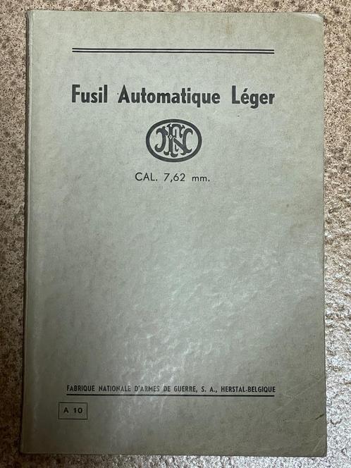 ABL-Reglement - FAL - Fusil Automatique LÉGER 7,62mm, Verzamelen, Militaria | Algemeen, Ophalen of Verzenden
