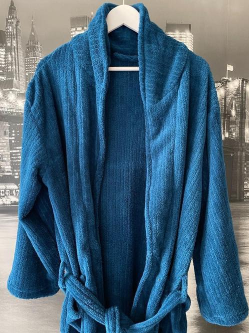 UNISEX homewear badjas blauw olieblauw - perfecte staat, Vêtements | Femmes, Homewear, Comme neuf, Taille 46/48 (XL) ou plus grande