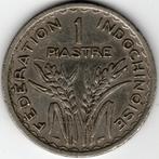 Frans Indochina : 1 Piaster 1947  KM#32.2  Ref 14751, Zuidoost-Azië, Ophalen of Verzenden, Losse munt