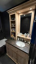 Meuble vasque de style champêtre avec miroir et éclairage, Maison & Meubles, Salle de bain | Meubles de Salle de bain, Lavabo ou Évier