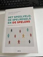 Boek Sociologie Het speelveld, de spelregels en de spelers, Enlèvement, Utilisé, Enseignement supérieur, Diverse auteurs