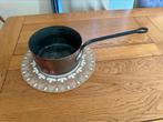 Koperen steelpan uit blik - diameter 23 cl, Antiek en Kunst, Antiek | Brons en Koper, Koper