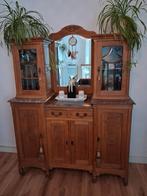 Leuk en goed onderhouden antieke kast met origineel glaswerk, Huis en Inrichting, Kasten | Buffetkasten, Ophalen