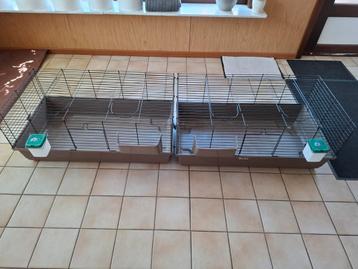 2x caviakooi konijnenkooi  beschikbaar voor biedingen