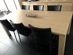 Eettafel met 6 stoelen, Huis en Inrichting, Tafels | Eettafels, Ophalen, Gebruikt, 200 cm of meer, 50 tot 100 cm