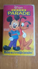 VHS Disney Mickey en zijn vrolijke kornuiten!, Ophalen of Verzenden