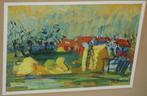 Irène Bataille (1913-2012) - Olieverfschilderij Gesigneerd, Ophalen of Verzenden