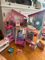 Barbiehuis met meubeltjes, Ophalen, Gebruikt, Poppenhuis